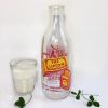 bouteille de lait publicitaire "thé lipton" 1950   