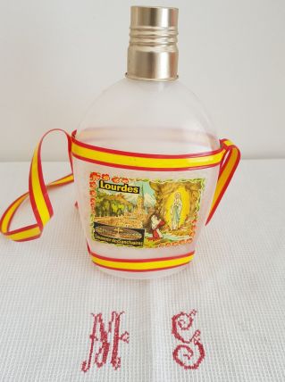 Gourde de Lourdes Années 50