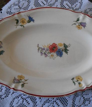 Ravier, faience Digoin Sarreguemines modèle Agreste 