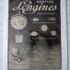 AFFICHE ancienne Montres LONGINES