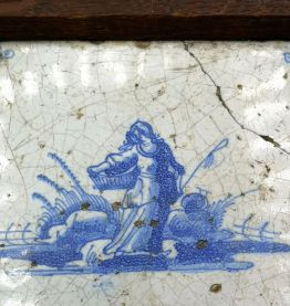 Azulejo monté sur cadre