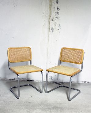 Paire de Chaises Cesca B32 de Marcel Breuer