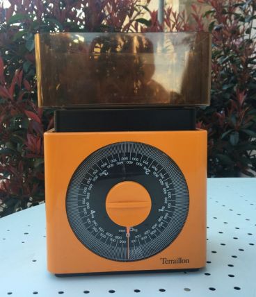 Balance vintage Terraillon orange 