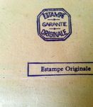 Estampe originale n° 148 sur 300 signée A GAIN