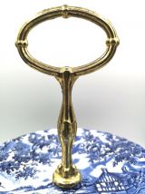 Serviteur à deux étages en faïence
