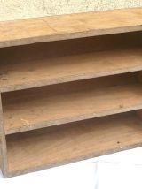 casier d'atelier en bois  , ancien