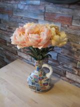Creation en Vase fait avec bouteille