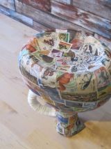 Creation en Vase fait avec bouteille