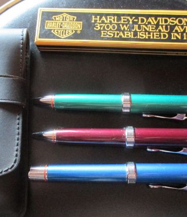 Harley Davidson stylo, plume, étui