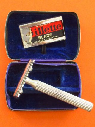 coffret ancien rasoir gilette us