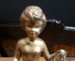 Figurine chérubin en bronze ancienne