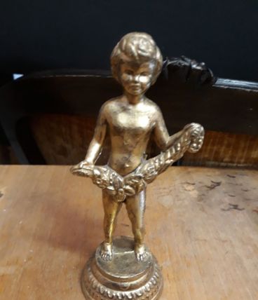 Figurine chérubin en bronze ancienne