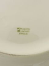 6 assiettes à huîtres blanche en porcelaine de Limoges 