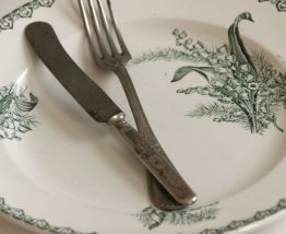 Plat de service St Amandinoise St Amand modèle Muguet