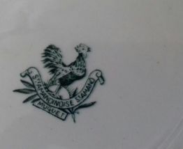 Plat de service St Amandinoise St Amand modèle Muguet