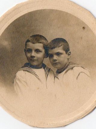 photo ancienne 2 enfants 