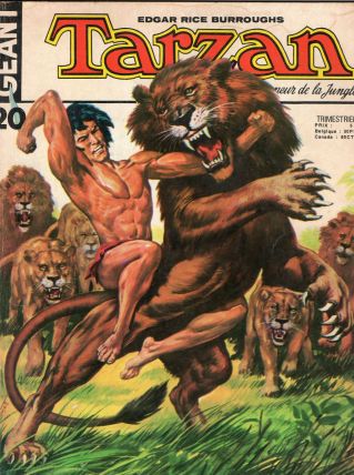 bande dessinée de Tarzan Géant 20 de 1974