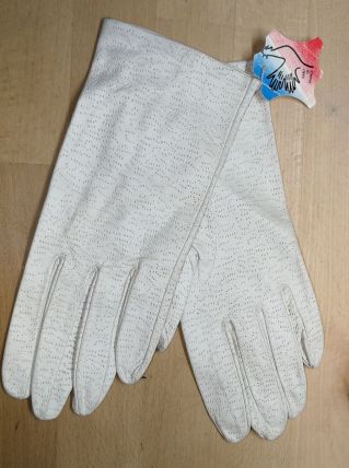  Gants en cuir véritable taille 7