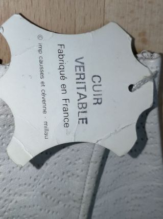  Gants en cuir véritable taille 7