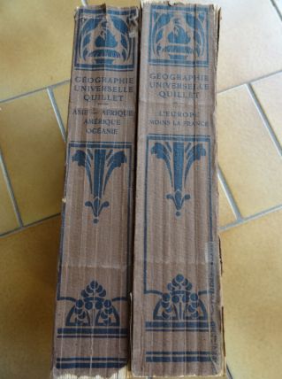 Géographie Universelle Quillet - 2 tomes
