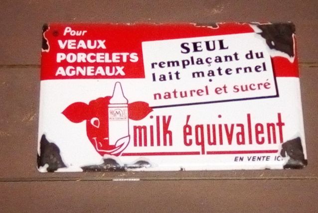 Plaque émaillée