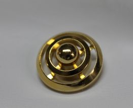 lot de 20 boutons doré vintage 1975