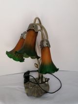 Lampe style art déco 3 tulipes