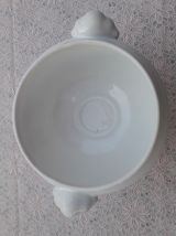 petite soupiere porcelaine blanche