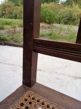 2 chaises bois et cannage