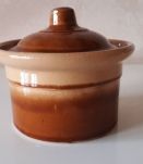 petit pot en gres avec son couvercle