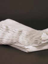 6 Serviettes de Table Brodées Main Anciennes