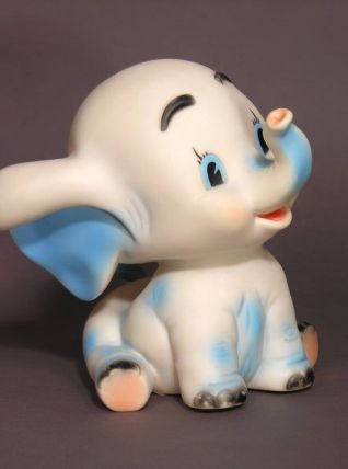 Jouet Elephant Pouet Pouet Famosa 1970