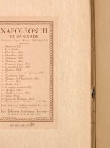 Gravures Napoléon III et sa garde / Éditions militaires
