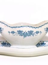 Saucière Terre de Fer / Table Française 1900  Shabby Chic
