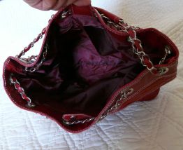 Sac à main vintage rouge