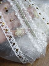 tulle / dentelle grande largeur à poser
