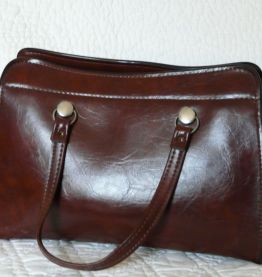 Sac à main vintage marron occasion