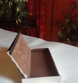coffret en laiton chromé de bureau 