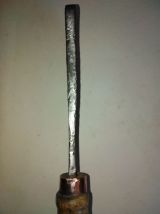 ancien couperet feuille de boucher