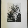 Gravure signée, numérotée, G. Giannini pour Edgar Poe