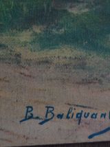  PEINTRE BALIQUANT B. (XIXE-XXE SIÈCLES) 