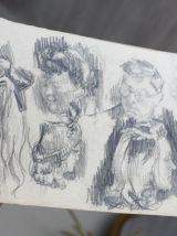 croquis portraits crayon à papier