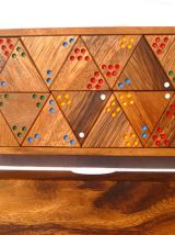 Tridomino , jeu en  bois