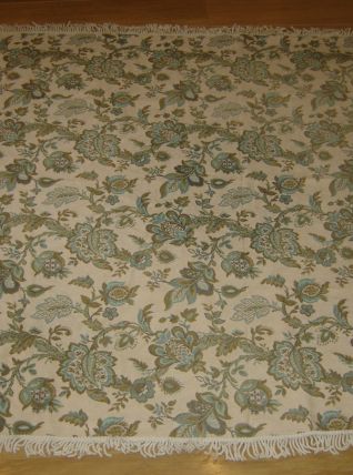 ancien tissu frangé