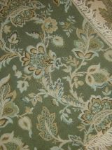 ancien tissu frangé