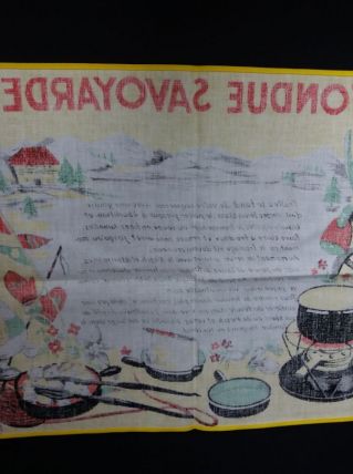 Torchon recette vintage