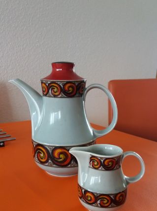 Cafetière et pot à lait