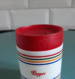 Salière et poivrière Egizia Italie 1970