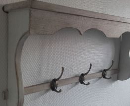 Porte manteaux avec pateres en laiton