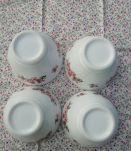 Lot de 4 bols Arcopal motif fleurs de pommier